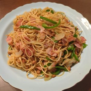 たりおの作ってみた!投稿(【グランプリレシピ】家族絶賛の納豆パスタ　ニンニク醤油風味)