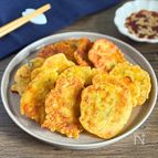 カリもち♪長ねぎとチーズのチヂミ