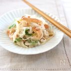 新玉ねぎとカリカリ油揚げの梅しそ和え