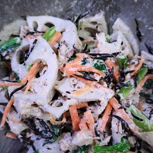 1264956の作ってみた!投稿(美腸を作る《蓮根とひじき♡ごまだしツナサラダ》)