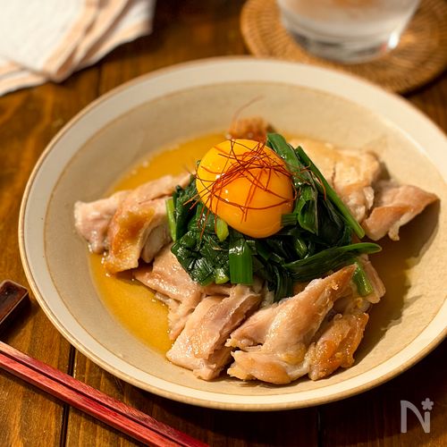 タレはレンジで!【 居酒屋気分◎ ニラダレ鶏もも焼き】