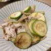 Natsukoの作ってみた!投稿(調味料２つ♡豚こまとズッキーニの玉ねぎ生姜ポン酢炒め)