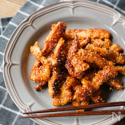 おつまみにも！お弁当にも！甘辛スティックチキン