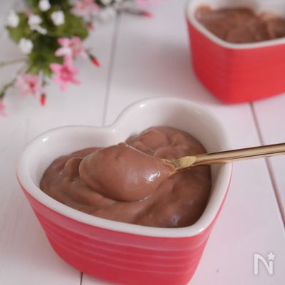 レンジで簡単♪ダマ知らず！チョコカスタード