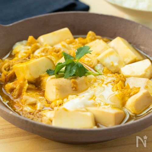 ふわとろ!5分【豆腐のたまごとじ】
