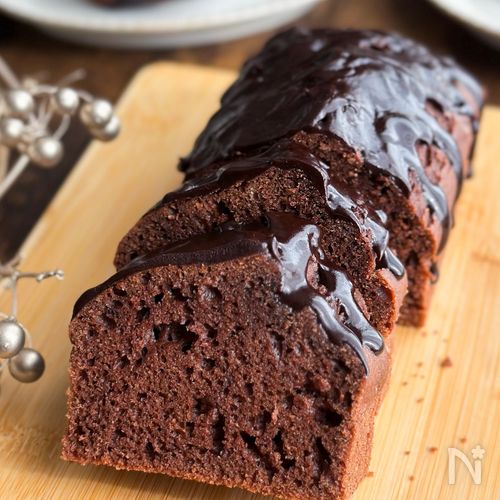 焼くまで５分！チョコ不使用【米粉のショコラパウンドケーキ】