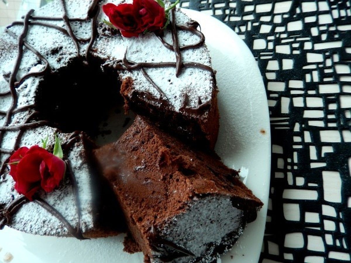 ダークチョコレートケーキのレシピ