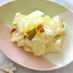 めんつゆで作る簡単【白菜の浅漬け】