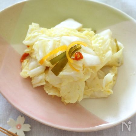 めんつゆで作る簡単 白菜の浅漬け By 小春 ぽかぽかびより レシピサイト Nadia ナディア プロの料理家のおいしいレシピ