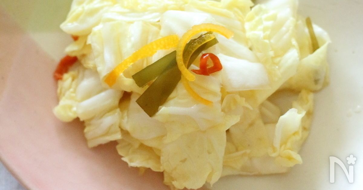 めんつゆで作る簡単 白菜の浅漬け By 小春 ぽかぽかびより レシピサイト Nadia ナディア プロの料理家のおいしいレシピ
