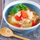 疲れた胃腸に染み渡る♪『とろとろ大根の和風♡鶏そぼろ煮』