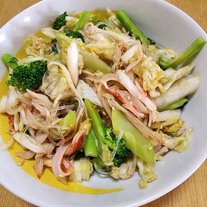 ナムディの作ってみた!投稿(ブロッコリーと白菜の《中華♡春雨サラダ》)