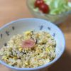 reiの作ってみた!投稿(マヨたまでコク旨パラパラ【明太高菜マヨたまチャーハン】)