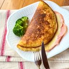 ふわとろ♡ハムチーズはんぺんオムレツ