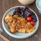 【鶏むね肉でオニオンだれのチキンステーキ】家族大喜び♪