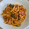 ivory0117の作ってみた!投稿(【オクラとナスのナポリタン風焼うどん】濃厚で美味しい！)