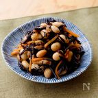 【めんつゆで簡単♪ひじきと大豆の煮物】和食の定番副菜