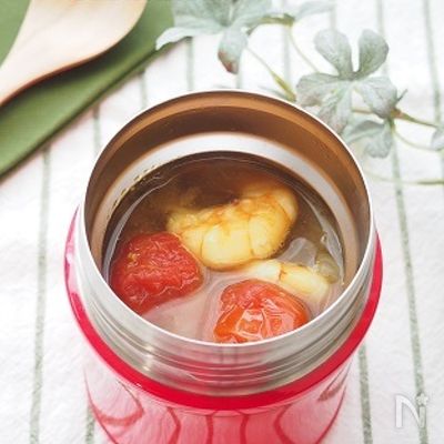 【スープジャー】旨味溶け込む。えびと野菜のスープカレー