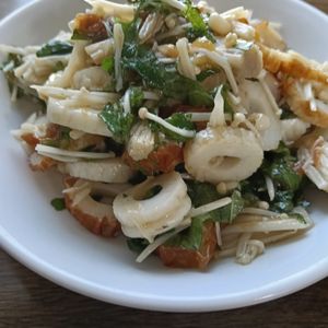 ぽぽペの作ってみた!投稿(レンジで2分半！【えのきの梅しそポン酢和え】腸活にも◎)