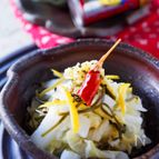 ポリ袋で＊切り方でシャキシャキ白菜の浅漬け＊鍋の余り白菜利用