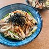 グリーンラテの作ってみた!投稿(【長ネギとちくわの麺つゆバター醤油焼きそば】おつまみにも！)