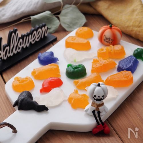 【ハロウィン琥珀糖】10分でできる!
