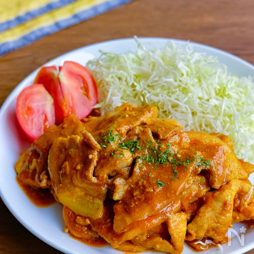 漬けて焼くだけ!タンドリーポーク風【下味冷凍OK】