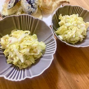 ゆかりの作ってみた!投稿(大人気！キャベツの無限ごまだれサラダ｜子ども喜ぶ♪作り置きに)