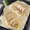 〖 クシュっと握って 〗きのこの春巻きチーズパイの工程3