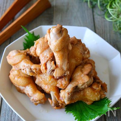 夏のヘビロテおかず♡煮るだけ手間なし！【手羽元さっぱり煮】