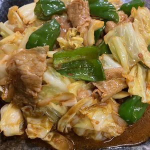 あっこの作ってみた!投稿(キャベツたっぷり回鍋肉(ホイコーロー))