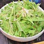混ぜるだけ♪水菜の梅和え