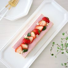 混ぜて焼くだけ♡濃厚しっとり♪春色ショコラチーズテリーヌ