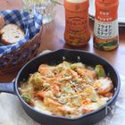 忙しい日にパパッと作れる！ピエトロのトマトガーリックソースで簡単チーズ焼き
