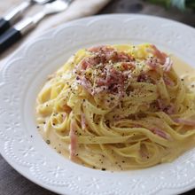 一番簡単！いいこと尽くし♡我が家のヘルシーカルボナーラ