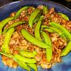 ヴェルの作ってみた!投稿(【ワンパン♪牛肉とスナップえんどうの韓国風ピリ辛炒め】)