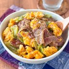 【ワンパン10分◎絶品】とろたまキャベツのうま塩豚ばら丼