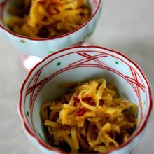 筍の姫皮のきんぴら