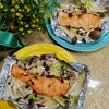 AKARI☆の作ってみた!投稿(【鮭の味噌マヨホイル焼き】たれが絶品♪トースターで焼くだけ!)