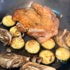 焼くだけ!チキンと舞茸と野菜のソテー【フライパンで同時調理】の工程1