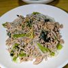 joe sanの作ってみた!投稿(小松菜とひき肉の旨塩春雨炒め)