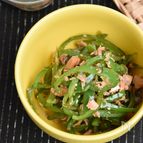鮭と大葉の甘辛フレークのやみつきピーマン【作り置き】