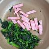 【ほうれん草とベーコンのバター醤油炒め】お弁当にも◎の工程2