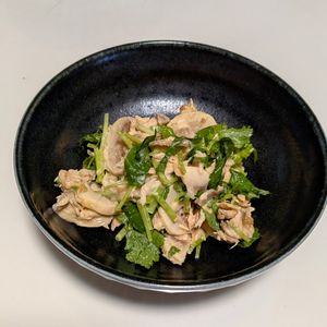ごんべすの作ってみた!投稿(【マッシュルームと三つ葉の和風梅ツナサラダ】箸が止まらない♪)