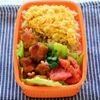 【15分弁当】タンドリーピンチョス＆ツナそぼろごはんオム