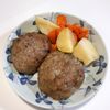 おこめの作ってみた!投稿(オーブンで焼き上げる玉ねぎを炒めないハンバーグ)