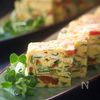 彩り野菜で元気をサポート♪ ニラとトマトのだし巻き玉子