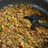 だしが決め手！なすと野沢菜の信州キーマカレーの工程4