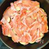 ズッキーニと豚肉のミルフィーユ蒸し　ごま酢だれの工程3