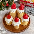 クリスマスに♪いちごのキャンドルケーキ